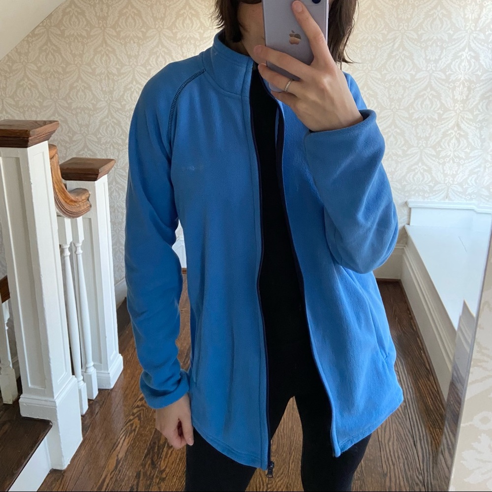 Sky Blue Fleece Zip-up